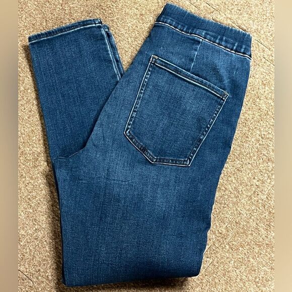 Express Pull On Skinny High Rise Jeans - Picture 2 of 7